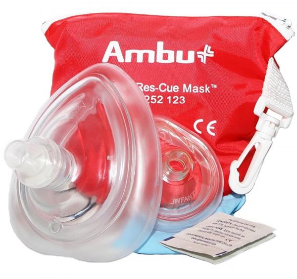 Beademingsmasker CPR-mask in gripzakje