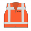 H-BHV veiligheidshesje oranje